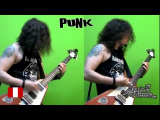 the difference between punk rock and metal guitar playing