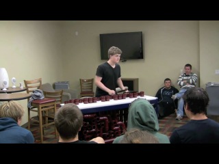 a talented american teenager, kent jenkins, made a brass musical instrument out of pvc water pipes and performed it on