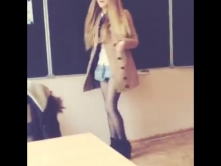 the teacher came to class in pantyhose (i want to go to school)
